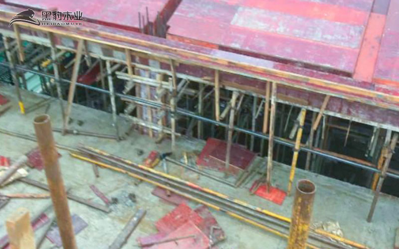 建筑木模板工地實(shí)拍